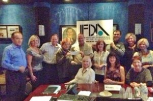 IFDA Presentation of check to Habitat